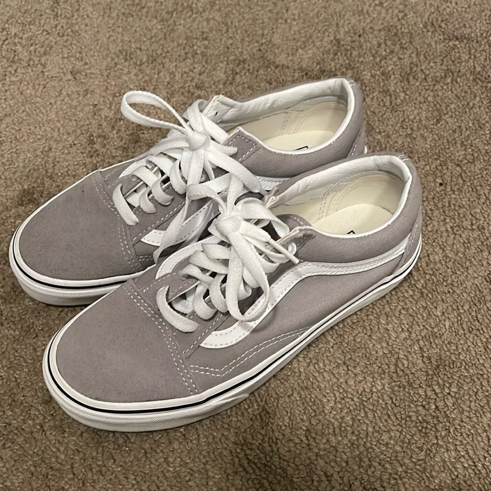 Gray vans women’s 6.5